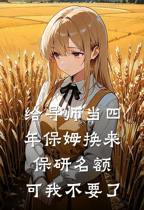 给导师当四年保姆换来保研名额，可我不要了