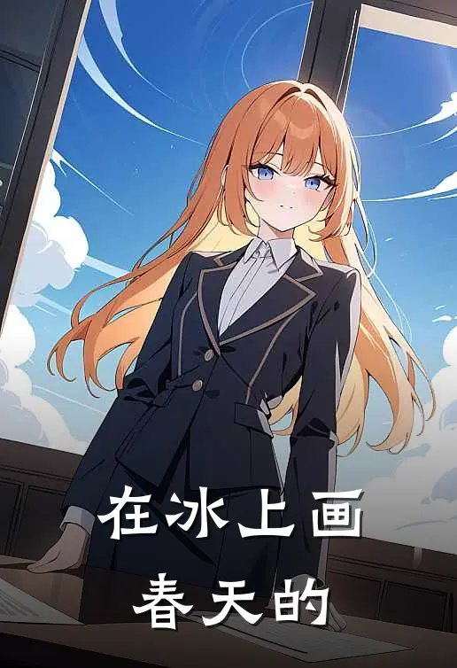 在冰上画春天的