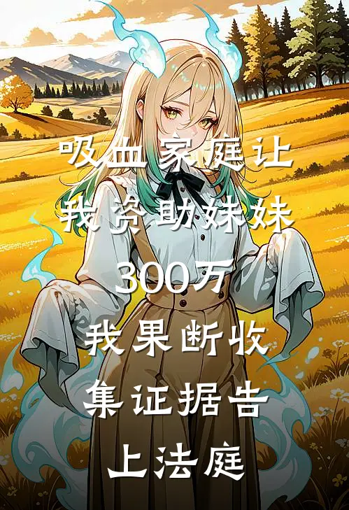 吸血家庭让我资助妹妹300万，我果断收集证据告上法庭