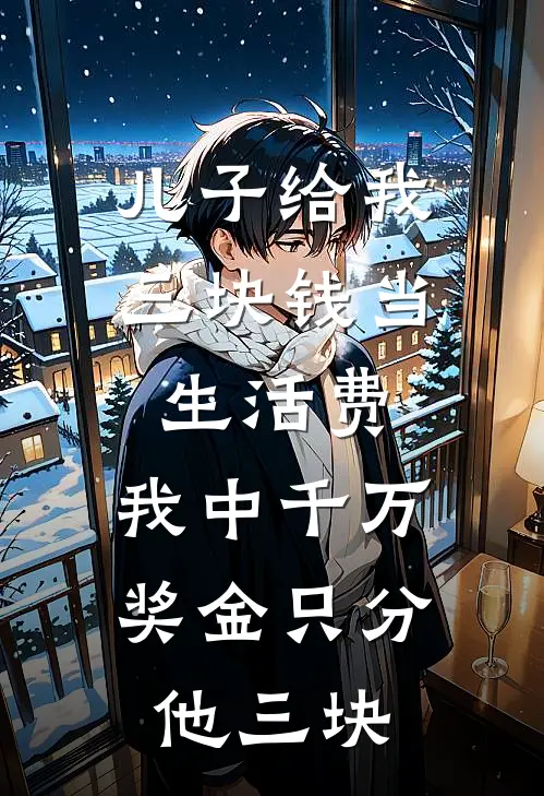 儿子给我三块钱当生活费，我中千万奖金只分他三块